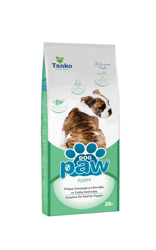 Paw Puppy Growth – מזון יבש מלא לגורי כלבים 20 ק"ג