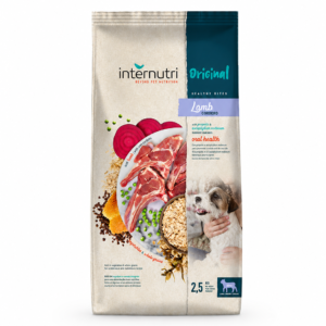 INTERNUTRI ORIGINAL DOG LAMB אינטר נוטרי כבש לכלב 2.5 ק"ג