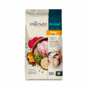 INTERNUTRI ORIGINAL DOG TURKEY אינטר נוטרי הודו לכלב 2.5 ק"ג