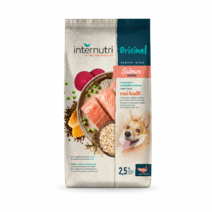 INTERNUTRI ORIGINAL DOG SALMON  אינטר נוטרי סלמון לכלב 2.5 ק"ג